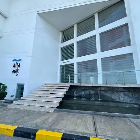 Front Beach Apartment Close To The Cartagena Letters Exterior photo