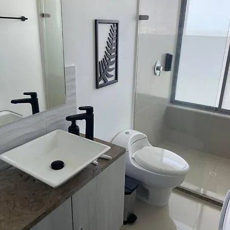 Front Beach Apartment Close To The Cartagena Letters Exterior photo