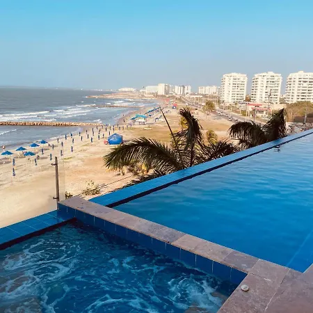 Front Beach Apartment Close To The Cartagena Letters Exterior photo